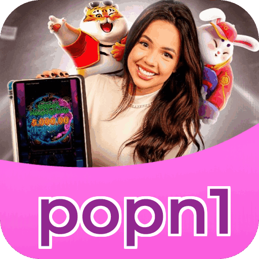 Plataforma popn1 mostrando interface moderna, jogos certificados e recursos de segurança licenciados